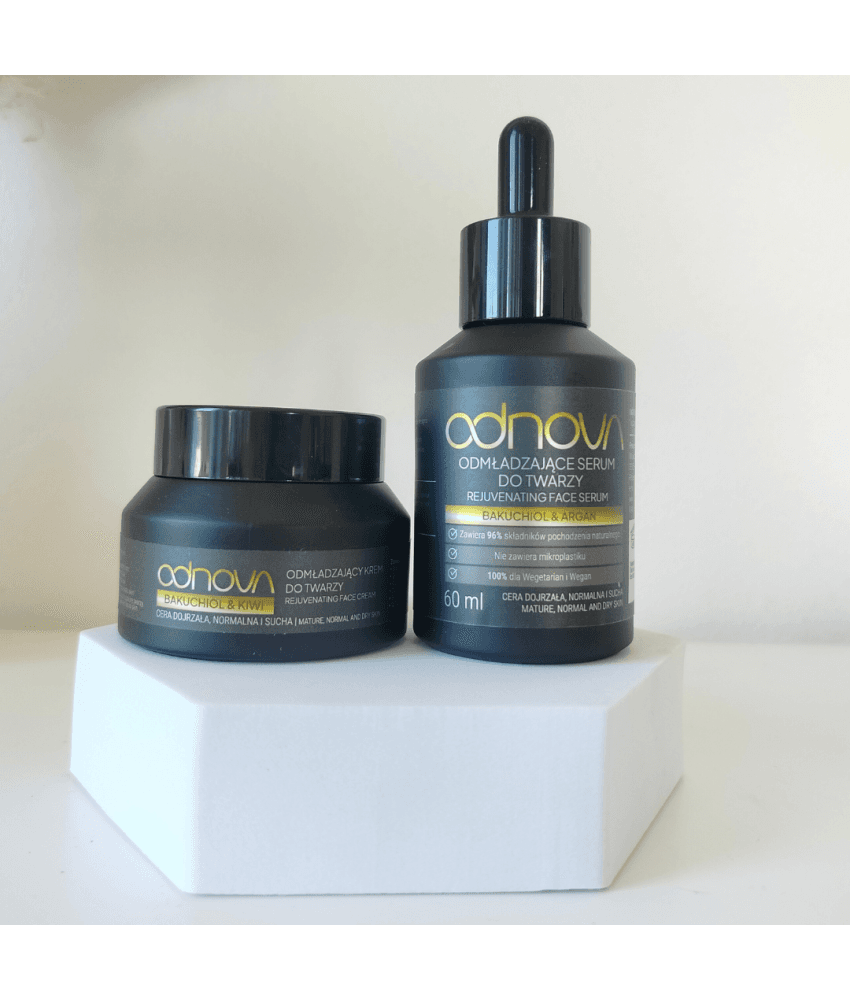 Zestaw- moc bakuchiolu - naturalne pochodzenie składników