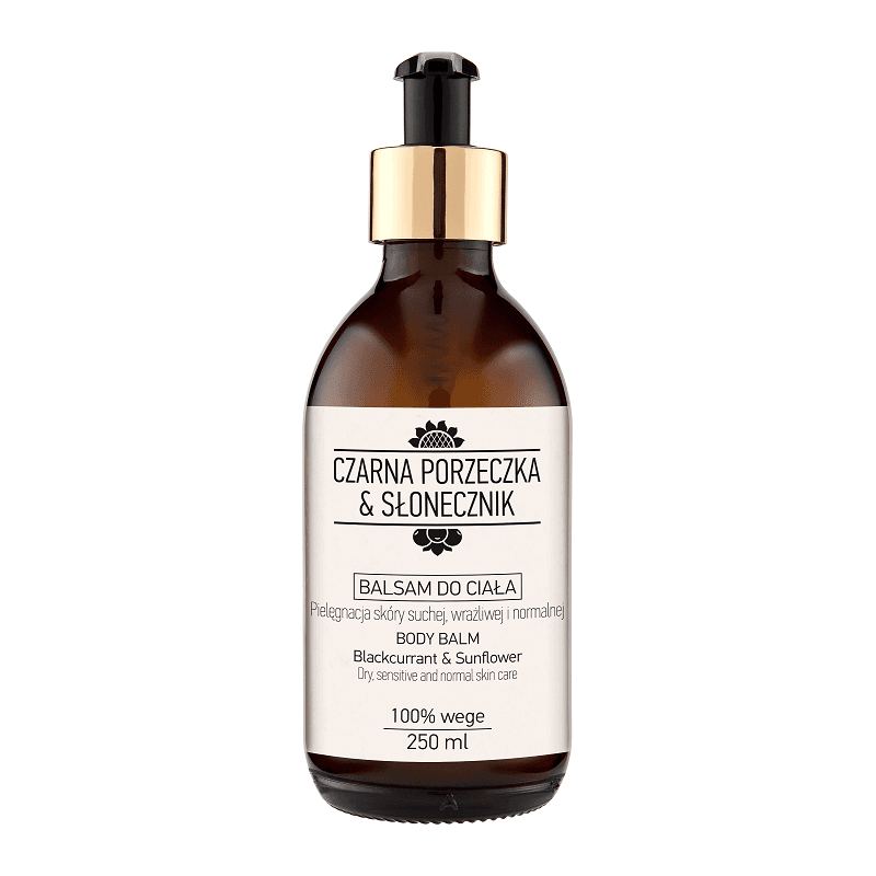 Balsam do ciała czarna porzeczka & słonecznik 250 ml - naturalne pochodzenie