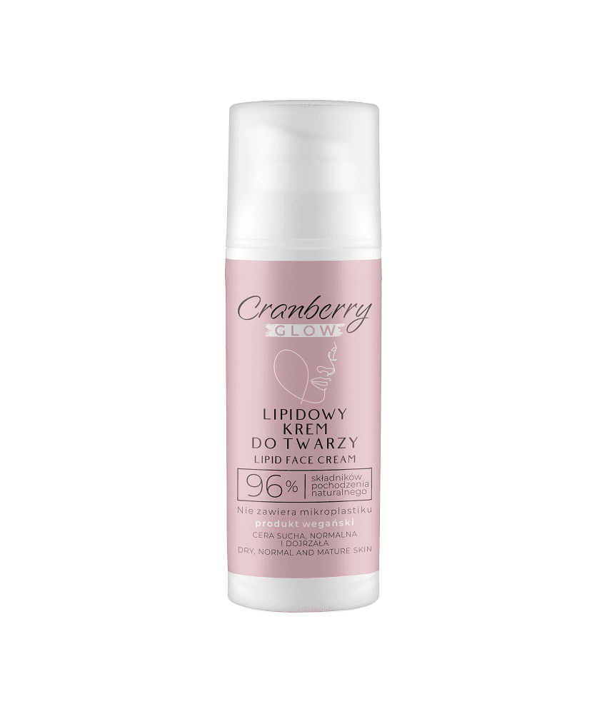 Lipidowy krem do twarzy cranberry glow 50 ml - naturalne pochodzenie składników